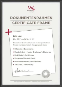 Walther New Lifestyle 21X29,7 Resin Black Din A4 Kv130B