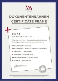 Walther New Lifestyle 21X29,7 Resin Blue Din A4 Kv130L