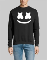 Marshmello dj SWEATSHIRT - ORANGE