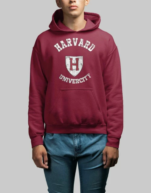 Harvard Hoodie (Replica) - BURGUNDY