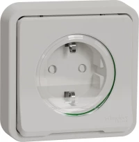 Schneider Electric Mureva Styl Ασφαλείας με Καπάκι White