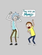 Rick & Morty Φούτερ - FRENCH NAVY