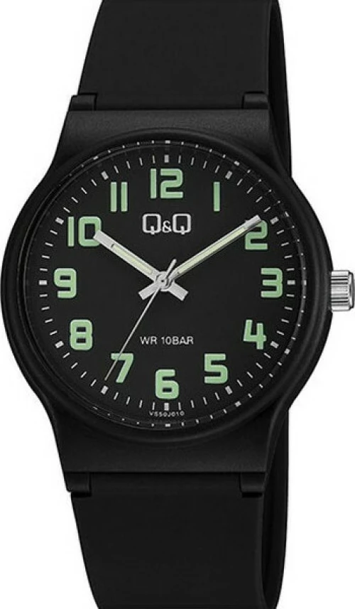 Q&Q Vs50J010 Black Plastic Strap