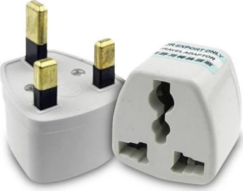 Powertech Μετατροπέας Uk Πρίζα Για Όλες Τις Πρίζες (Λευκό)