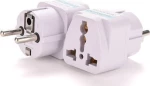 Μετατροπέας Schuko Cee7/7 Για Όλες Τις Πρίζες (Λευκό) (Oem)