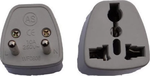 Μετατροπέας Ταξιδιού Ρεύματος Wf0806 (Λευκό) (Oem)