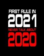First rule in 2021 Hoodie - BLACK