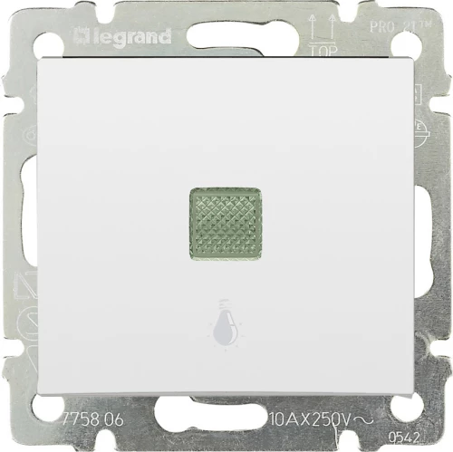 Legrand Valena Μονό Φωτεινό 774413 Λευκό