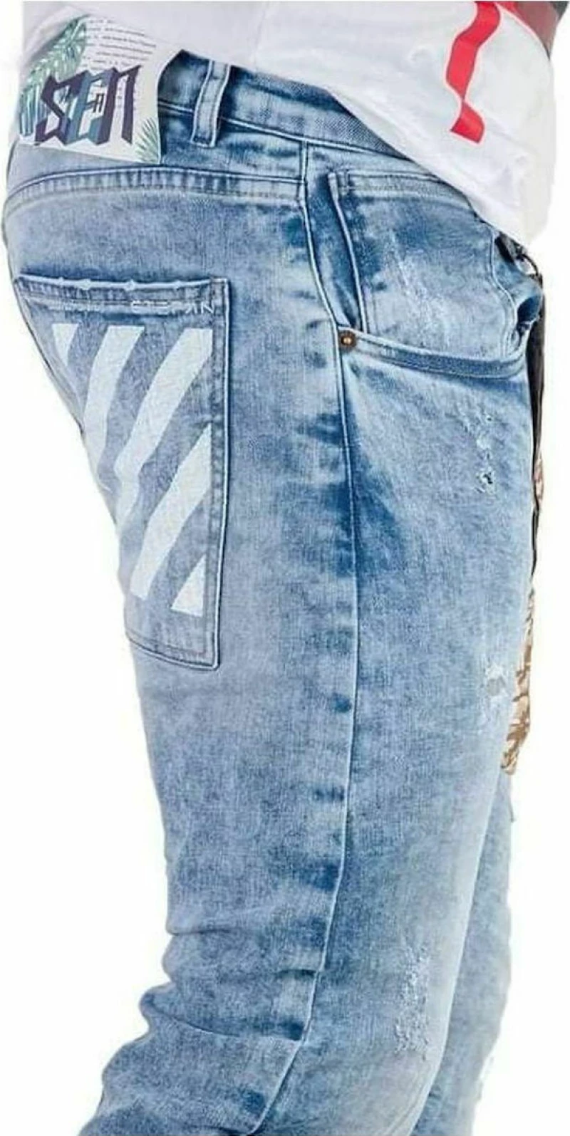 STEFAN Ανδρικό ελαστικό hyperflex skinny τζιν