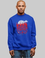 Stranger Things Upside Down Sweatshirt - BLACK
