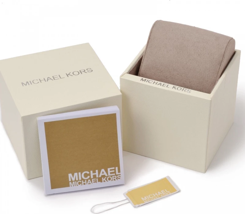 Michael Kors Brinkley Crystals Gold Stainless Steel Chronograph Mk6187
