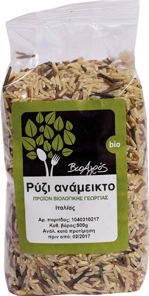 Βιο Αγρός Ρύζι Ανάμεικτο 500gr