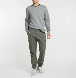 Logomania Crew Neck Sweatshirt Melange Grey