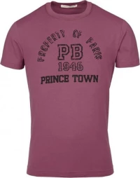 PIERRE BALMAIN ανδρικό μπλουζάκι κοντομάνικο-σκούρο ροζ 215M270S92050-522