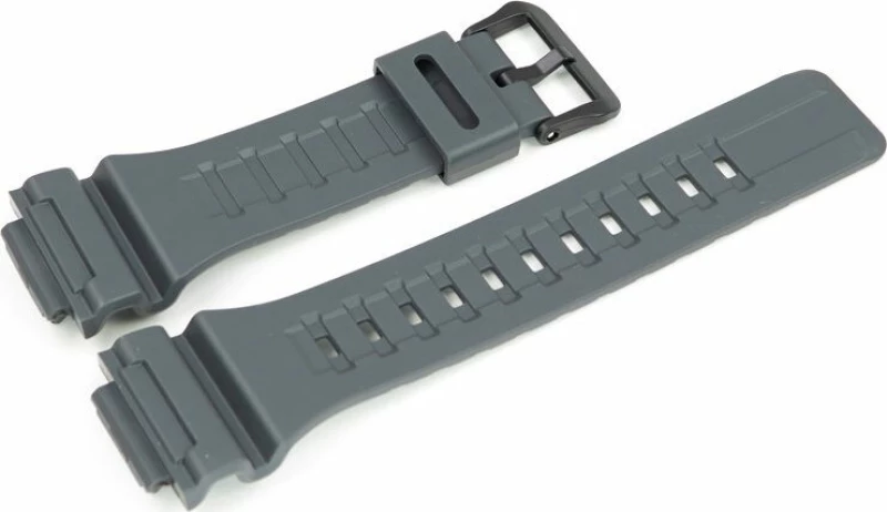 Casio Καουτσούκ Λουράκι Γκρι 17mm