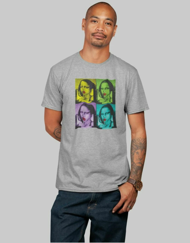 Mona Lisa t-shirt - BLACK