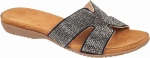ADAMS Γυναικείο Mule - 911-20029 - ΜΑΥΡΟ