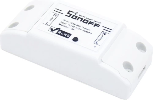 Sonoff Smart Ασύρματος Διακόπτης Basic, Wifi, 10A, Λευκό