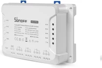 Sonoff 4CH PRO R3 Smart Ενδιάμεσος Διακόπτης με Wi-Fi και RF Λευκό