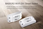 Sonoff Basic R2 Smart Ενδιάμεσος Διακόπτης Wi-Fi σε Λευκό Χρώμα