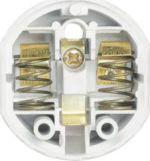Adapter Bx-9625, Uk To Eu Schuko, 220V, High Quality, White - 17702