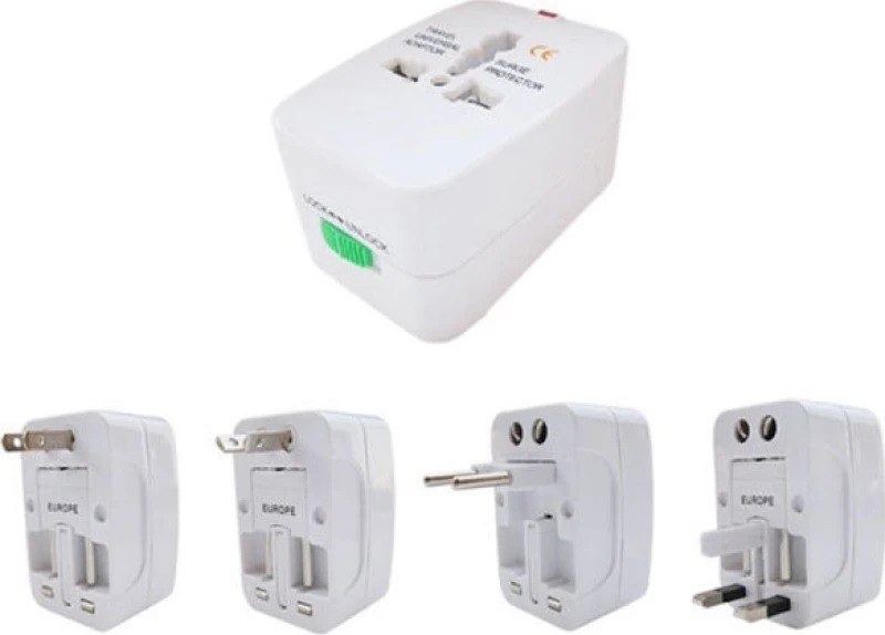 Universal travel adapter με surge protector