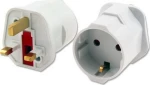 Powertech Αντάπτορας Ρεύματος Pt-855 Από Uk Σε German Type, 13A, 10Τμχ