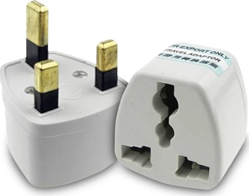 Powertech Uk Πρίζα Σε Universal, Λευκό