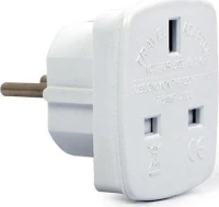 Gembird Cablexpert Αντάπτορας Ac Uk Socket Input To German Schuko Output 7,5A (A-Ac-Ukeu-001)