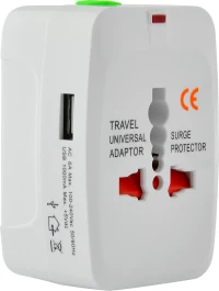 Lamtech Travel Adapter with USB