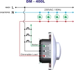 Dimmer Led Multi 400W Dm-400L Master
