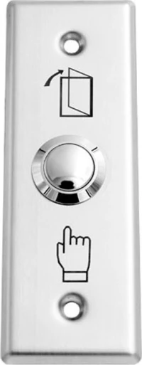 Secukey Χωνευτό Μπουτόν Sck-Cbutton1, 3Α, Ασημί