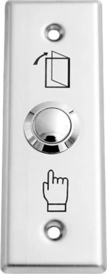 Secukey Χωνευτό Μπουτόν Sck-Cbutton1, 3Α, Ασημί