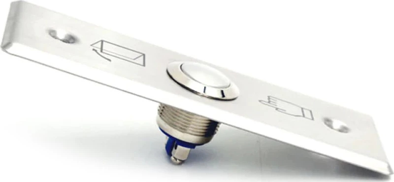 Secukey Χωνευτό Μπουτόν Sck-Cbutton1, 3Α, Ασημί