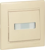 Legrand Valena Μονό Φωτεινό 774117 Μπεζ