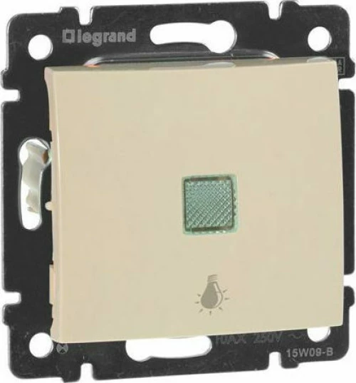 Legrand Valena Μονό Φωτεινό 774313 Μπεζ
