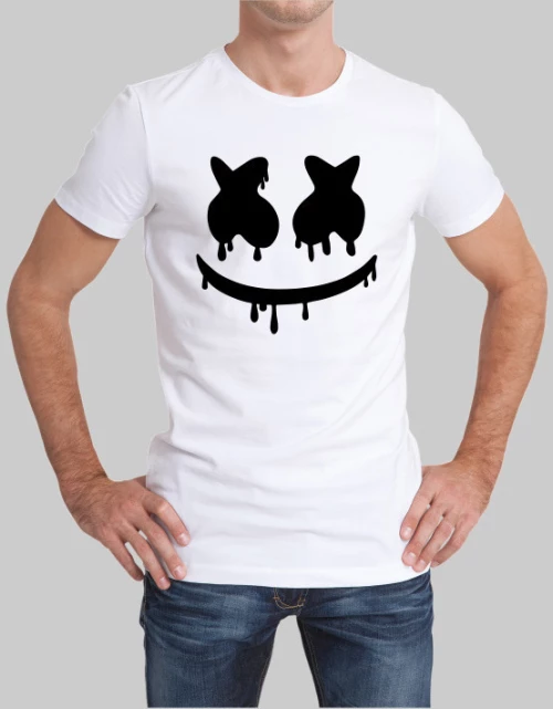 Marshmello dj t-shirt - WHITE