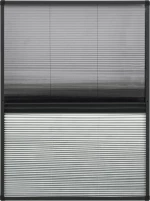 vidaXL Σίτα Παραθύρου Πλισέ με Σκίαστρο 80x120cm 148684