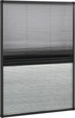 vidaXL Σίτα Παραθύρου Πλισέ με Σκίαστρο 80x120cm 148684