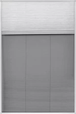 vidaXL Σίτα Παραθύρου Πλισέ 80x120cm 142617