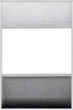 vidaXL Σίτα Παραθύρου Πλισέ 80x120cm 142617