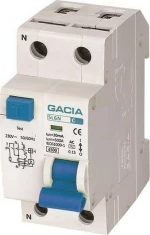 Gacia Ρελέ Ράγας Διαρροής 32A 4.5KA 30mA 1P+N Type AC 500-43505