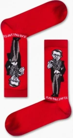 ΚVtex Socks άλτσες γυναικείες με φιλόσοφο - Κόκκινο
