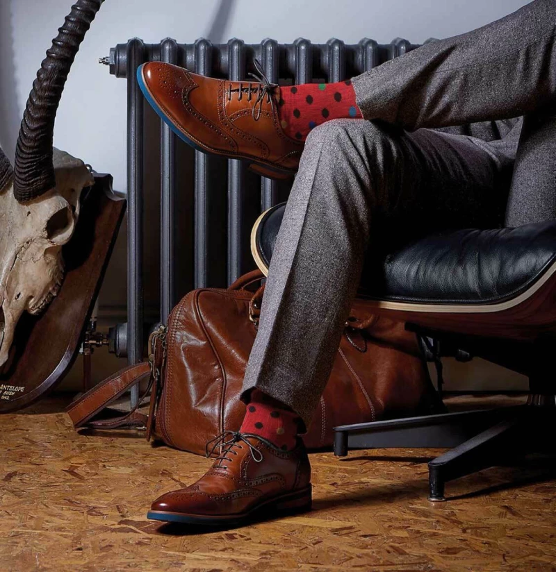 Pantherella Socks Somerford Chilli Red