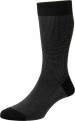 Pantherella Socks Tewkesbury Birdseye Black