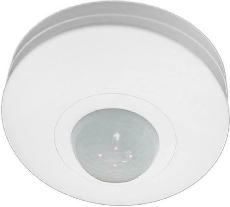 Adeleq Ανιχνευτής Κίνησης Υπερύθρων Οροφής 1200W 6A Ανίχνευση 360° έως 6m IP20 10-510 Λευκό