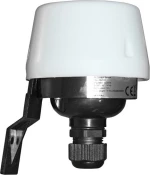Adeleq Φωτοκύτταρο Ημέρας Νύχτας με Ρύθμιση LUX 5-50 10Α ΜΑΧ IP44 10-100 Μαύρο