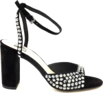 Πέδιλα suede με strass BIBI LOU Μαύρο Γυναίκα Πέδιλα 694Z30VK