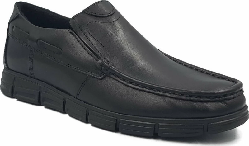 Ανδρικό Leder Αμπιγέ Δερμάτινο - 501 - Μαύρο