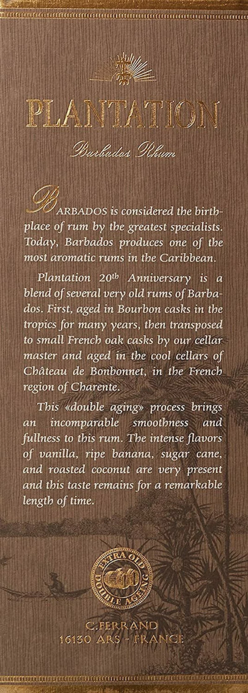 Plantation Rum 20th Anniversary Extra Old Ρούμι 700ml